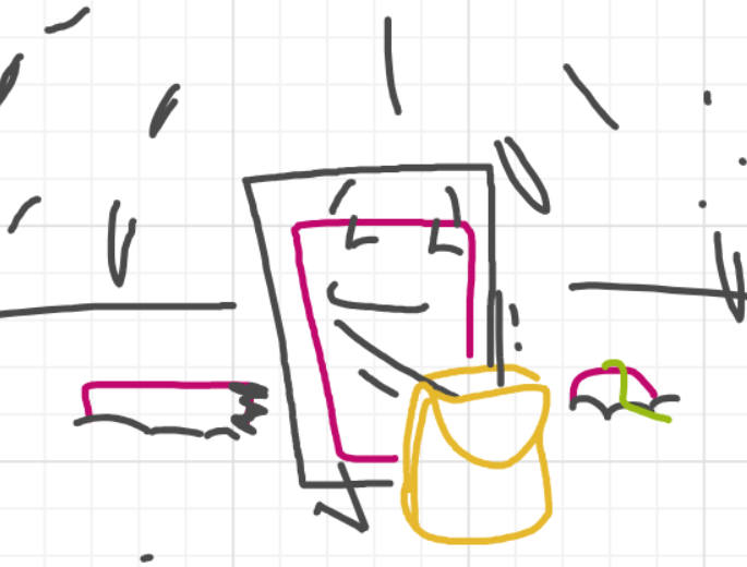 A panel from I've Been Everywhere, Man, episode nine of the Board Boards object show by Furretwalk/WalkingFurret.